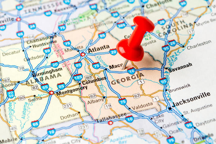 map of Georgia